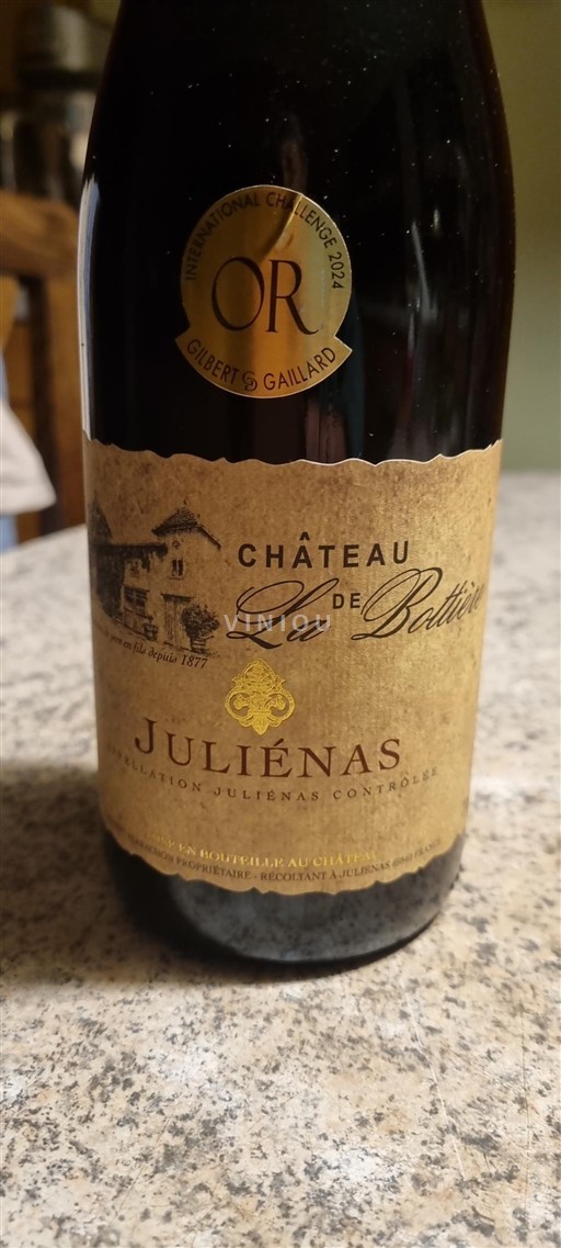 Beaujolais Juliénas Château La Bottière Không niên vụ