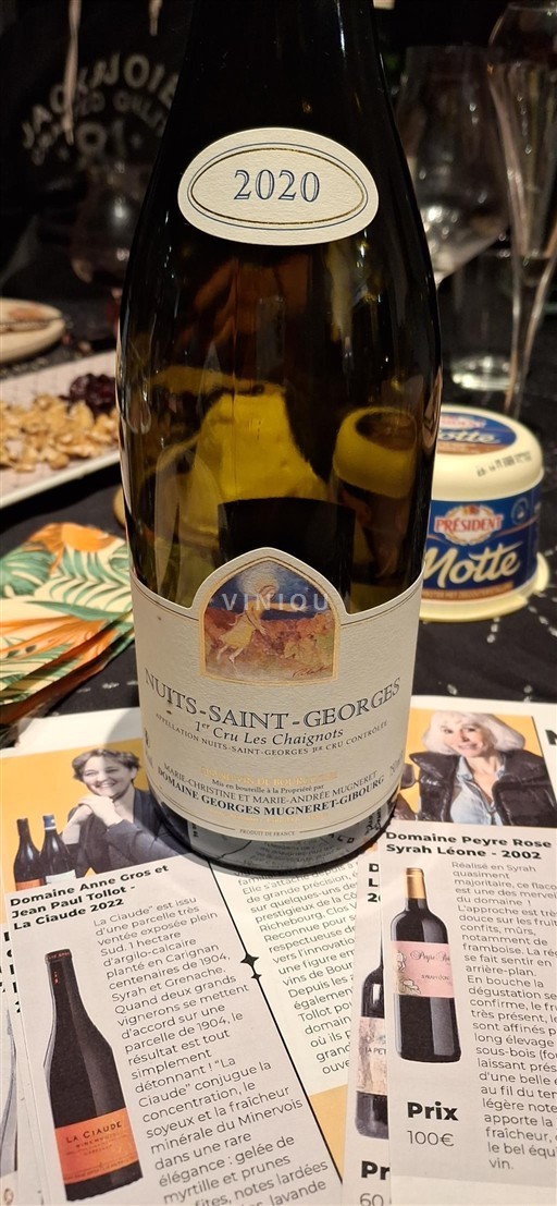 Bourgondië Nuits-saint-georges Premier Cru Domaine Georges Mugneret-Gibourg Les Chaignots 2020