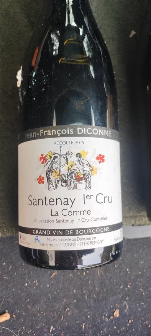 Borgoña No especificado Premier Cru Jean-François Diconne La Comme 2019