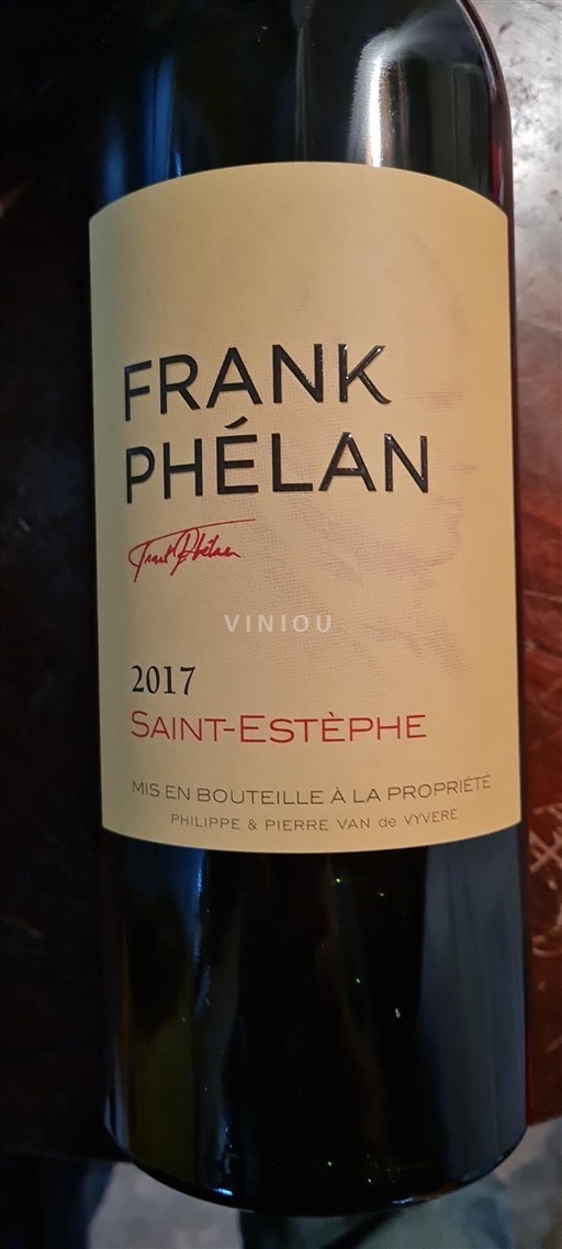 Bordeaux Saint-Estèphe Château Phélan Ségur Frank Phélan 2017