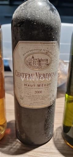 Bordeaux Haut-Médoc Cru Bourgeois Château Verdignan 2000