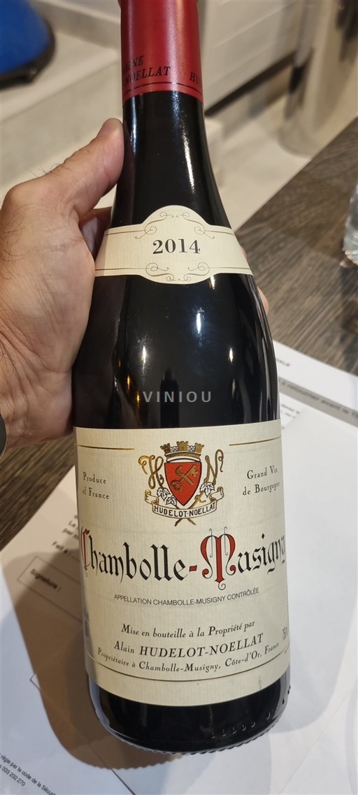 Vin Rouge sec Hudelot-Noëllat 2014 France Bourgogne Chambolle-Musigny AOC