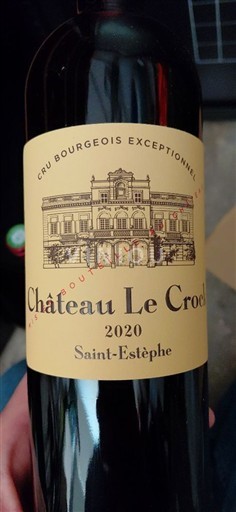Bordeaux Saint-Estèphe Château Le Crock 2020