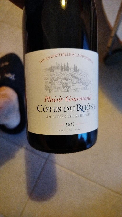 Vale do Ródano Côtes-do-Ródano Plaisir Gourmand 2022