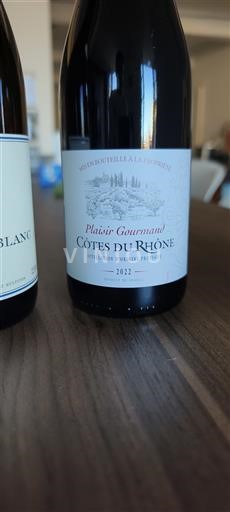 Thung lũng Rhône Côtes-du-rhône Plaisir Gourmand 2022