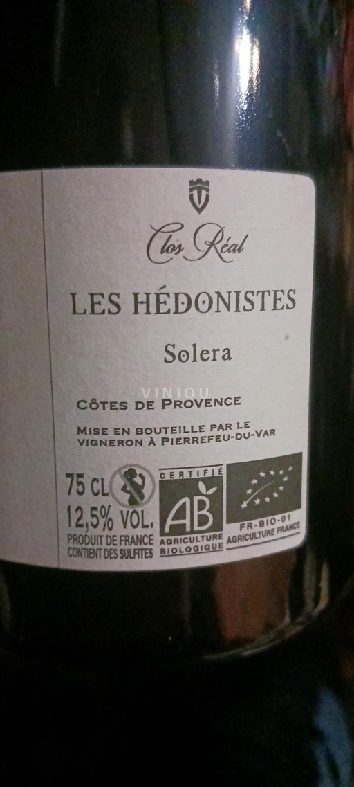 Provence Côtes de Provence Clos Réal Solera Non-Vintage