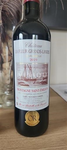 Бордо Монтань-Сент-Емільйон Château La Fleur Grands-Landes Isabelle 2019