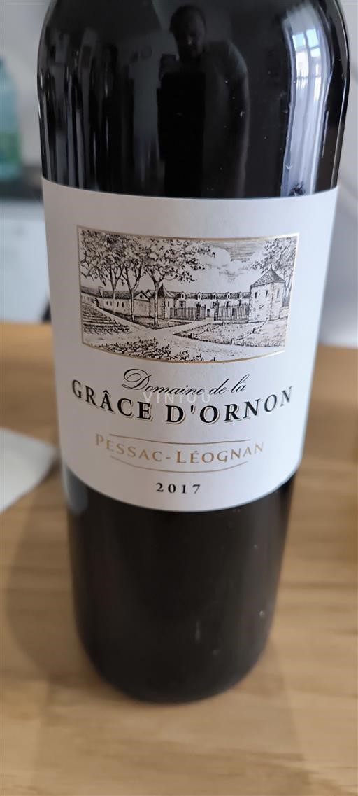 Bordeaux Pessac-Léognan Domaine La Grâce Ornon 2017