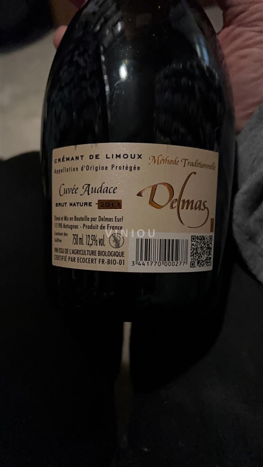 Languedoque Limoux Delmas Audace 2013