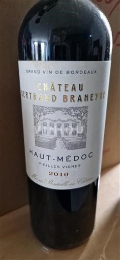 Burdeos Haut-Médoc Château Bertrand Braneyre Vieilles Vignes 2016