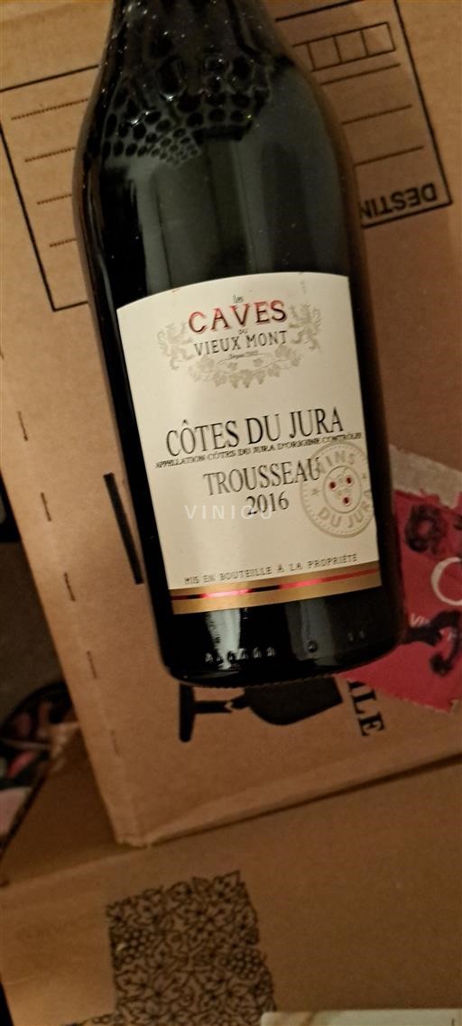 Jura Côtes du Jura Les Caves du Vieux Mont Trousseau 2016