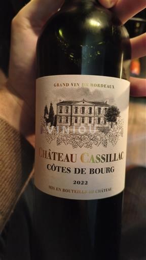 Bordeaux Côtes-de-bourg Château Cassillac 2022