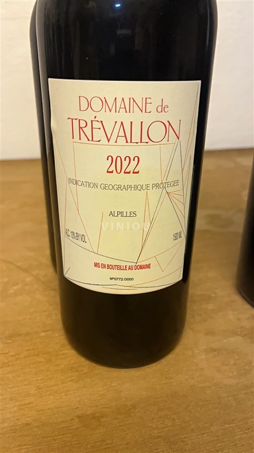 Alpit ja Rhônen maat Alpilles Domaine Trévallon 2022