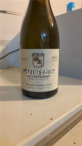 Borgogna Meursault Domaine Fabien Coche Les Chevalières 2022
