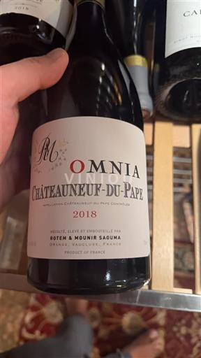 Vallée du Rhône Châteauneuf-du-pape Rotem & Mounir Saouma Omnia 2018