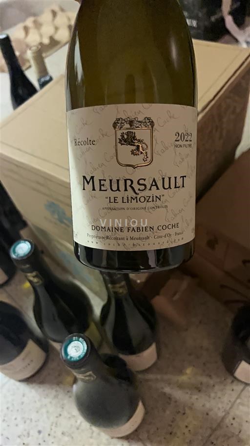 Burgundi Meursault Domaine Fabien Coche Le Limozin 2022