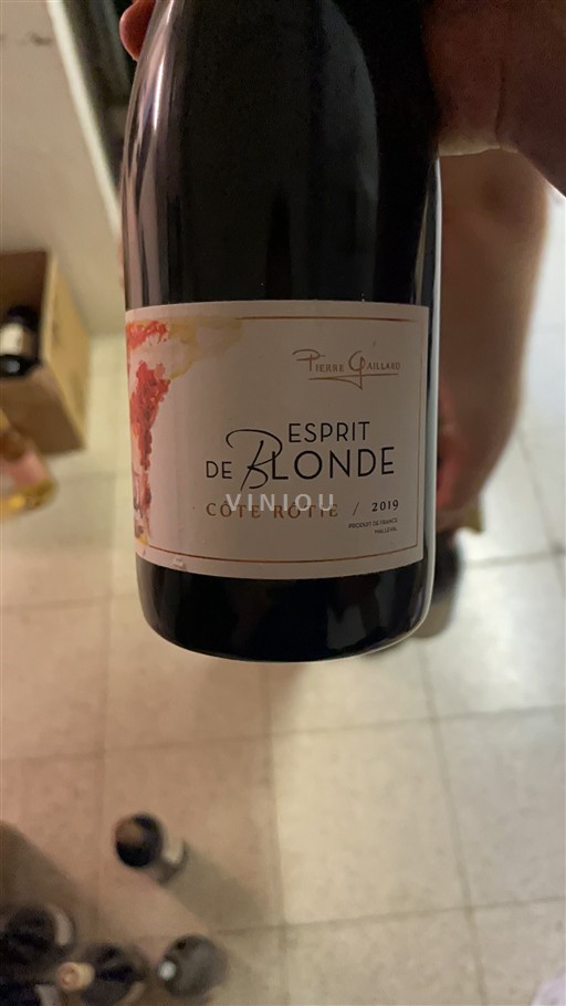 Rhônevallei Côte-rôtie Pierre Gaillard Esprit de Blonde 2019