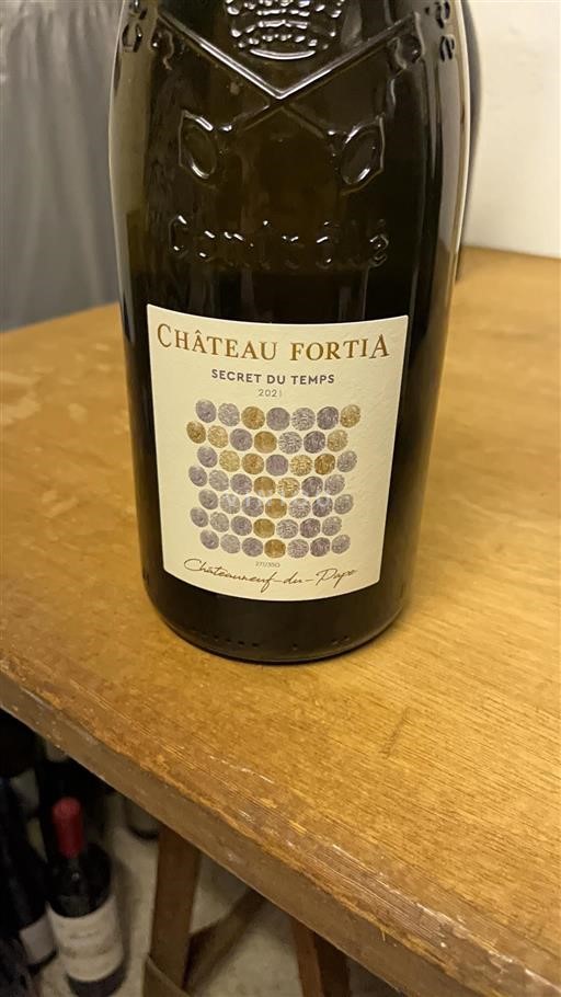 Thung lũng Rhône Châteauneuf-du-pape Château Fortia Secret du Temps 2021