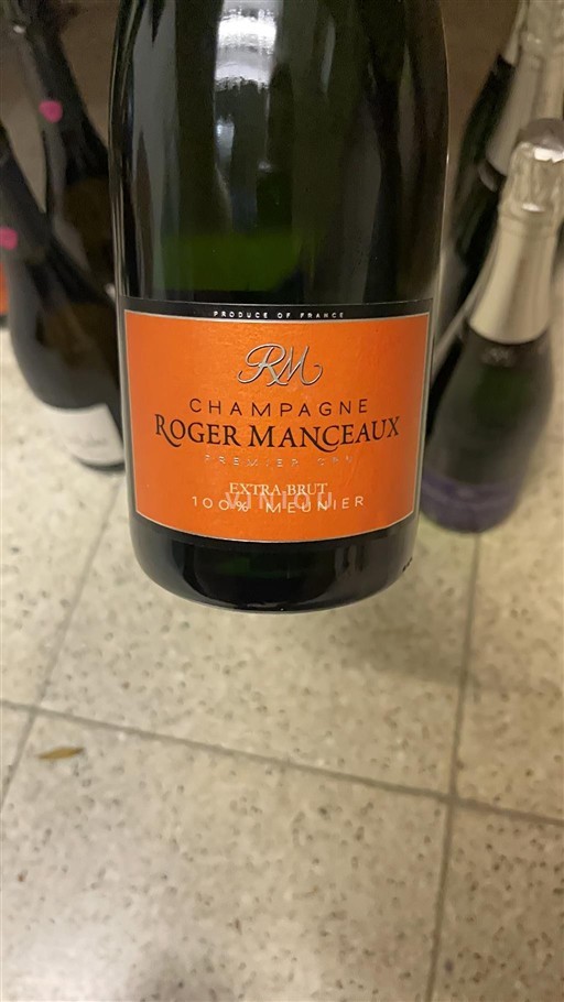 Champaña Champán Roger Manceaux Extra-Brut 100% Meunier Sin añada