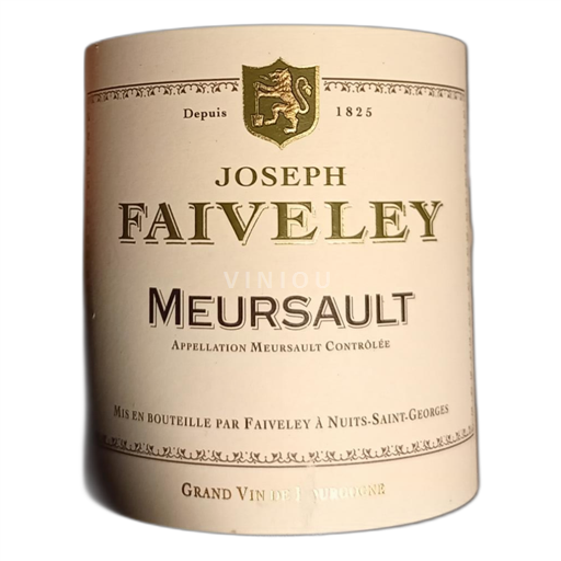 Vin Blanc sec Joseph Faiveley 2017 France Bourgogne Meursault AOC
