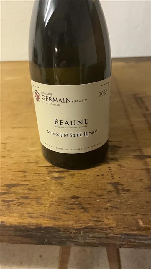 Burgundi Beaune Domaine Germain Père & Fils Montagne Saint-Désiré 2022