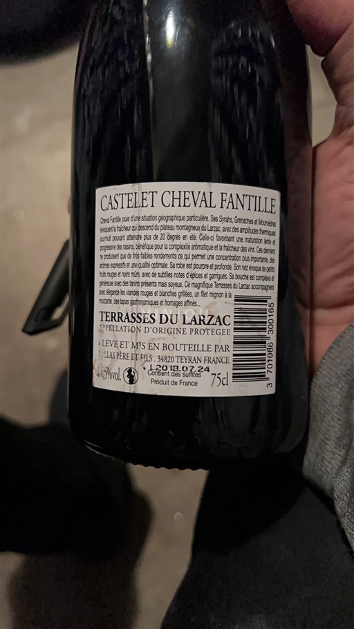 Languedoc Terrasses du Larzac Castelet Cheval Fantille 2016