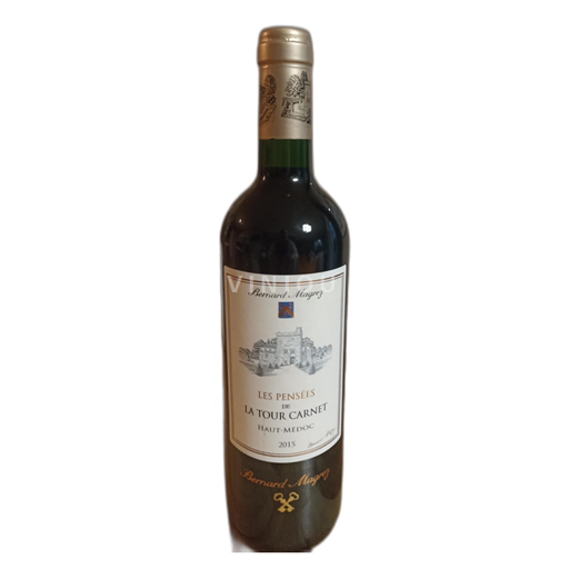 Wines Rouge sec Les Pensées La Tour Carnet 2015 France Bordeaux Haut-Médoc AOC