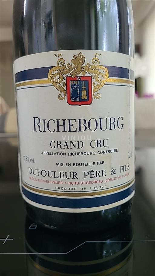 Bourgogne Richebourg Grand Cru Dufouleur Père & Fils 2003