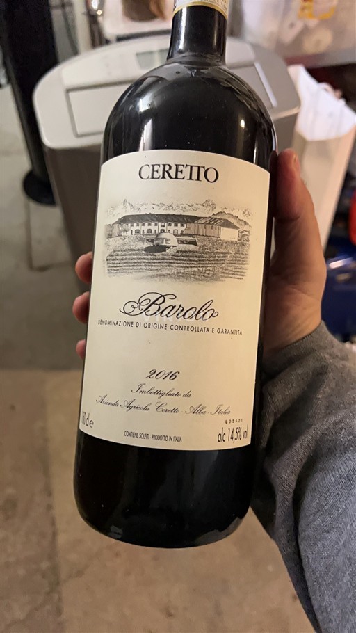 Piamonte Barolo Ceretto 2016
