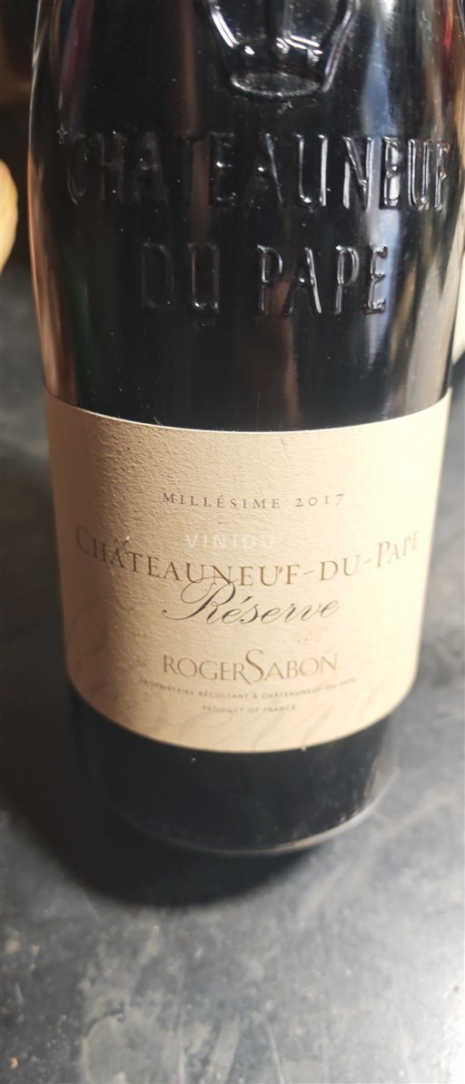 Vallée du Rhône Châteauneuf-du-pape Roger Sabon Réserve 2017