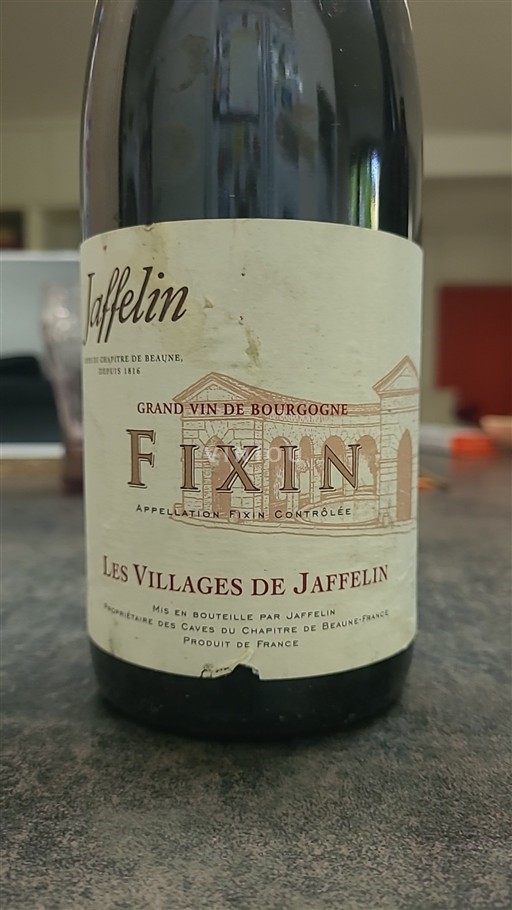 Burgund Fixin Jaffelin Les Villages de Jaffelin 2002