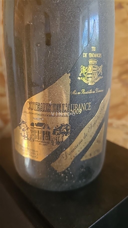 Loiren laakso Coteaux-de-l'aubance Domaine Sainte Aurence 2009