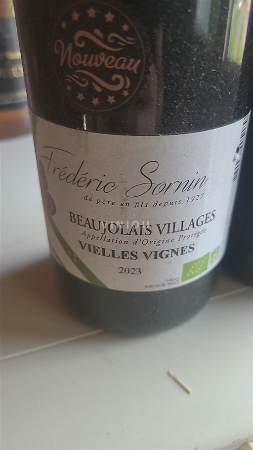 Beaujolais Beaujolais byar Frédéric Sornin Vieilles Vignes 2023