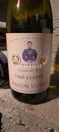 Burgundija Viré-clessé Madame Veuve Point 2023
