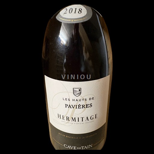 Rhônen laakso Hermitage Grand Cru Cave de Tain Les Hauts de Pavières 2018