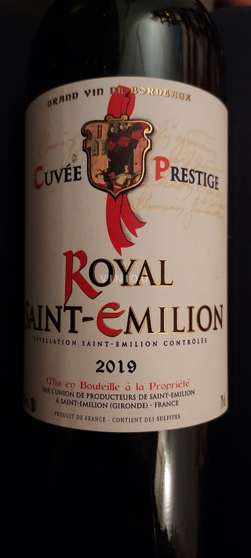 Bordeaux Saint-Émilion Grand Cru L'Union de Producteurs de Saint-Émilion Prestige 2019