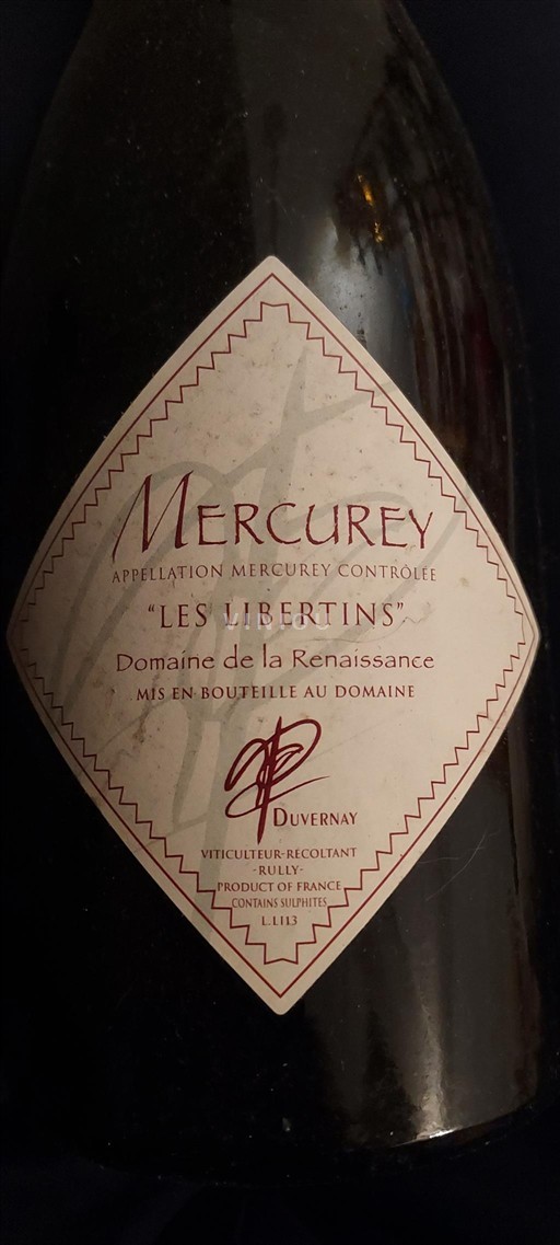 Borgogna Mercurey Premier Cru Domaine La Renaissance Les Libertins 2013