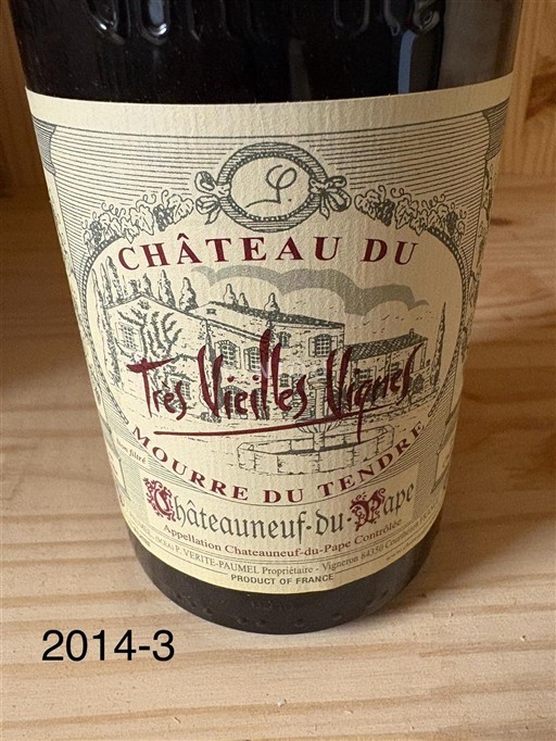 Rhône-dalen Châteauneuf-du-Pape Château Mourre du Tendre Très Vieilles Vignes 2014
