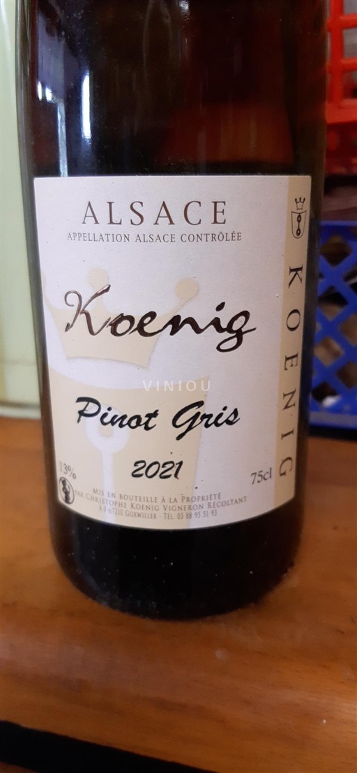 Elsass Grand Cru Koenig Pinot Gris 2021