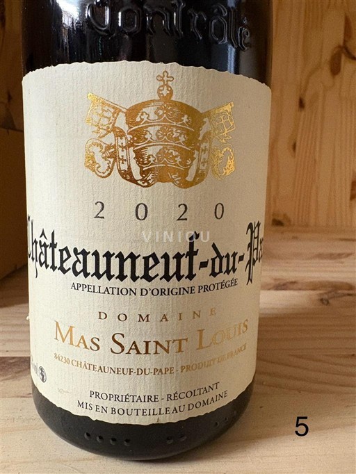 Rhône-dalen Châteauneuf-du-Pape Domaine Mas Saint Louis 2020