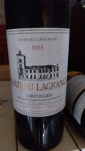 Burdeos Saint-Julien Grand Cru Château Lagrange 1988
