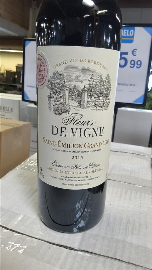 Bordeaux Saint-Émilion Grand Cru Fleurs de Vigne 2015