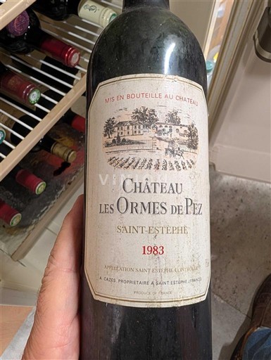 Bordeaux Saint-Estèphe Château Les Ormes de Pez 1983