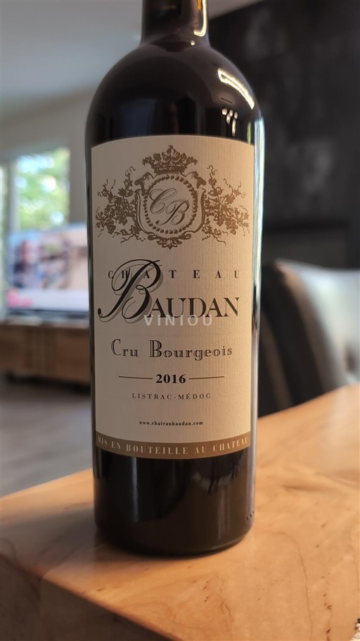 Bordeaux Listrac-Médoc Château Baudan 2016