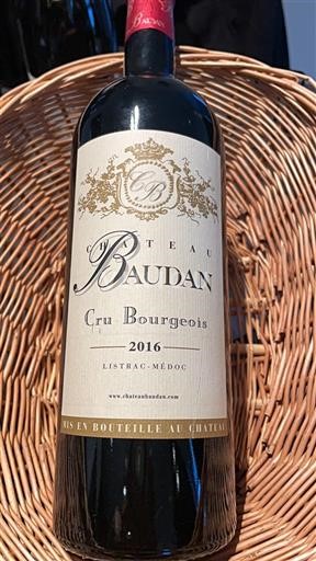 Bordeaux Listrac-Médoc Château Baudan 2016