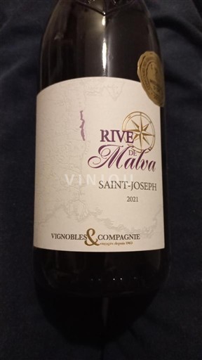 Rhônen laakso Saint-Joseph Vignobles & Compagnie Rive de Malva 2021