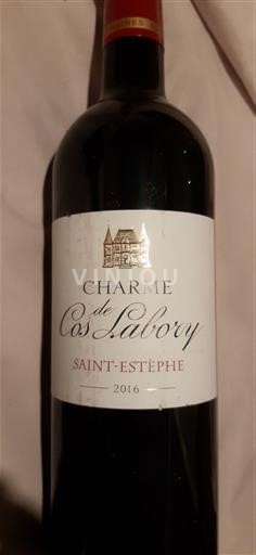 Bordeaux Saint-Estèphe Château Cos Labory Charme de cos labory 2016