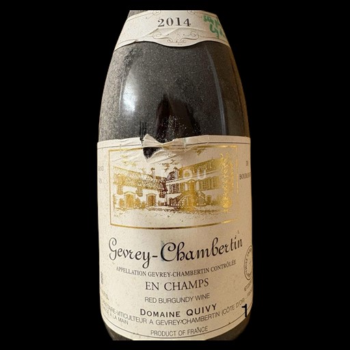 Burgundy Gevrey-Chambertin Grand Cru Domaine Quivy En Champs 2014