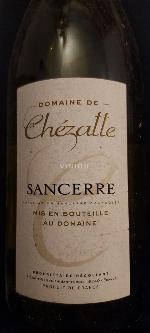 Loire-dalen Sancerre Domaine Chézatte 2018