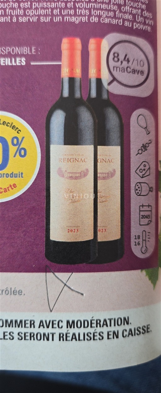 Burdeos Bordeaux superior Reignac 2023
